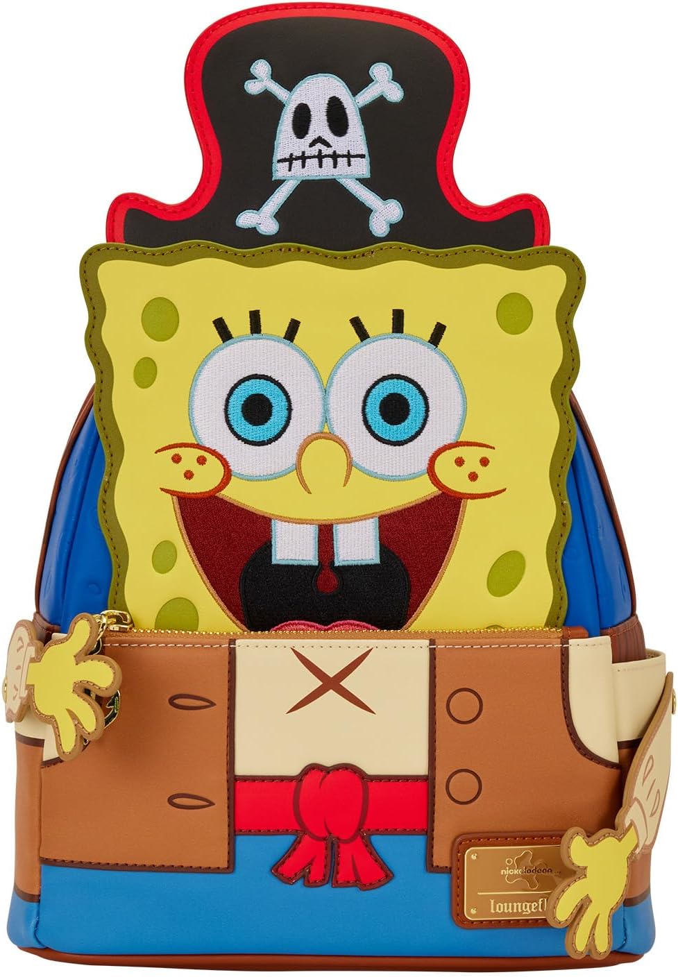 Loungefly Spongebob Squarepants Pirate Cosplay Mini Backpack