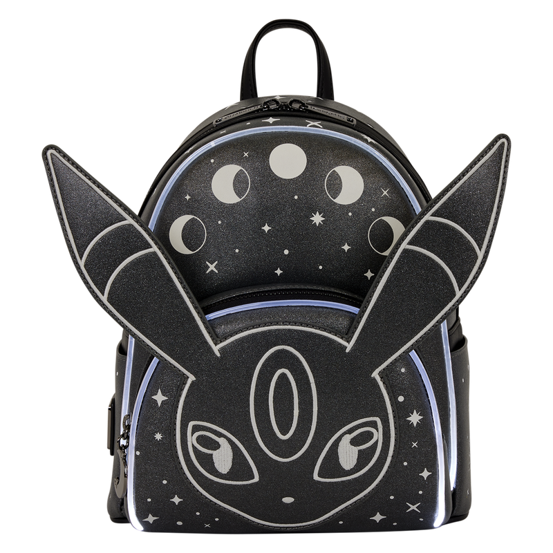 Loungefly Pokémon Umbreon Moon Phases Light-Up & Glow Mini Backpack