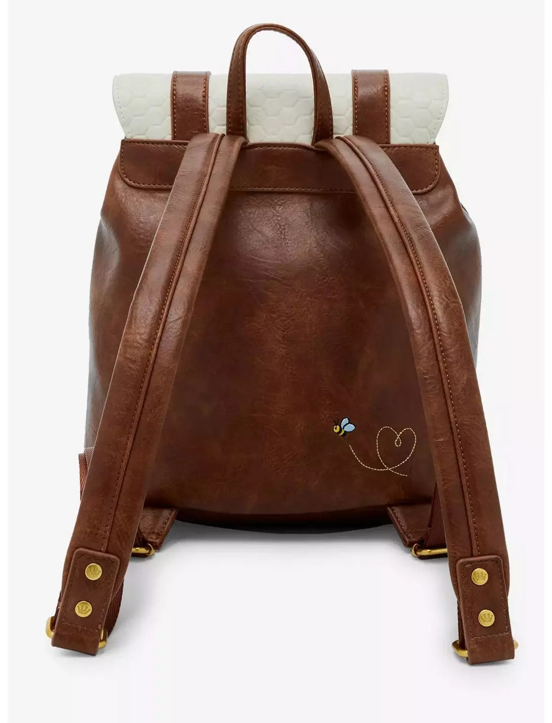 Loungefly Disney Winnie the Pooh Honeycomb Flap Mini Backpack