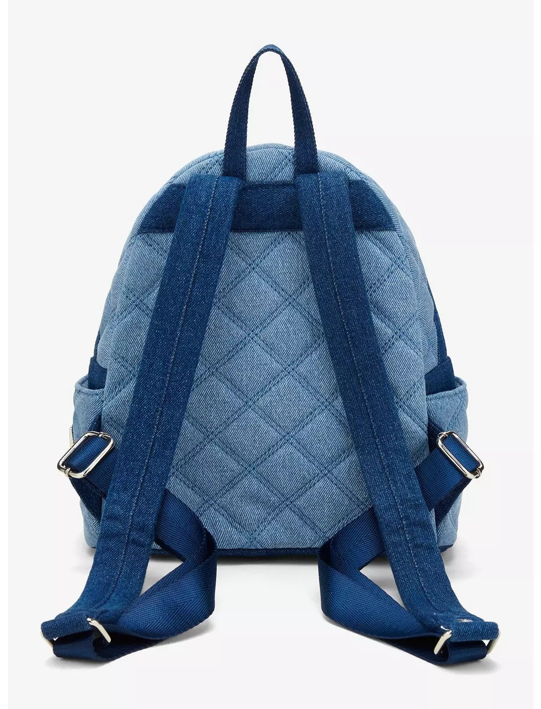 denim patchwork mini backpack Loungefly Disney Lilo & Stitch Denim Patchwork Mini Backpack – Whimsical Bags