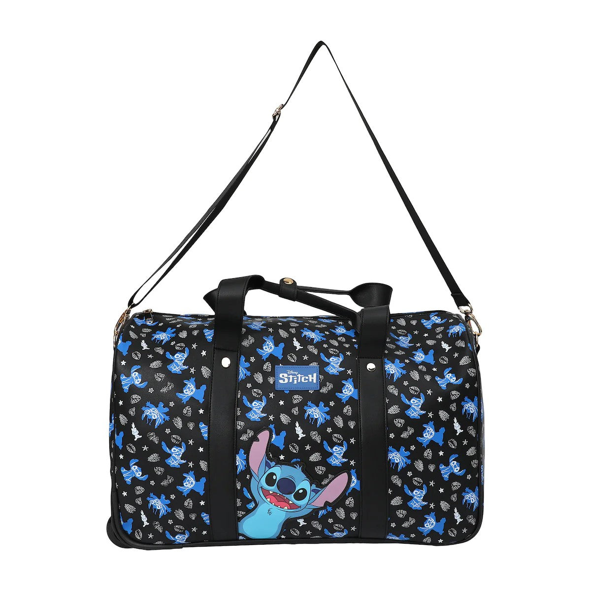 BioWorld- Lilo & Stitch 17-Inch Wheeled Duffle Bag - Officially Licensed Travel Companion