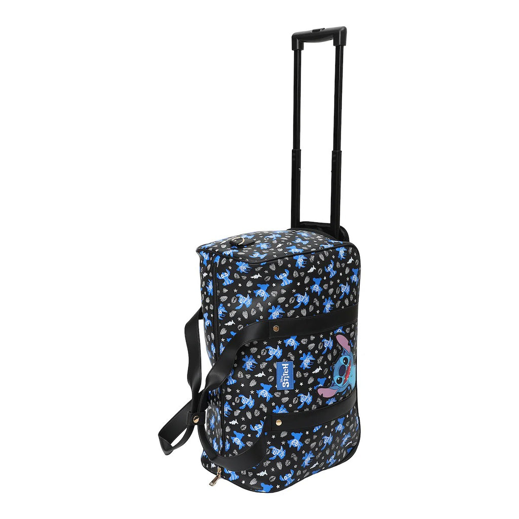 BioWorld- Lilo & Stitch 17-Inch Wheeled Duffle Bag - Officially Licensed Travel Companion