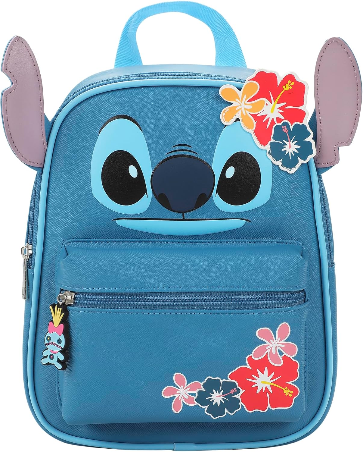 BioWorld Disney's Stitch Big Face Ears 10" Adult Mini Backpack