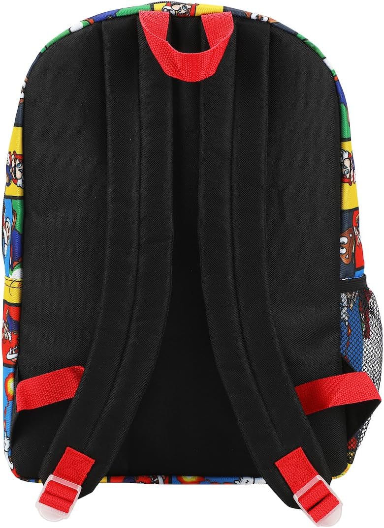 BioWorld Super Mario Brothers All-Over Print 18" Backpack