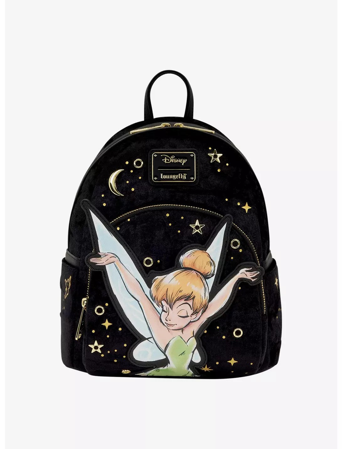 Loungefly Disney Peter Pan Tinker Bell Pixie Dust Velvet Mini Backpack