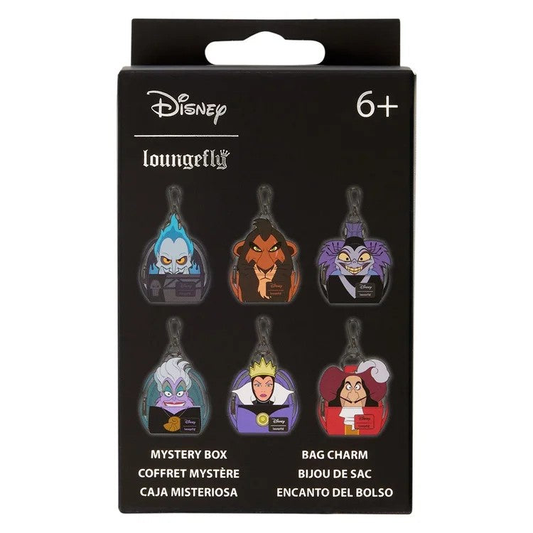 Loungefly Disney Villains Cosplay Mystery Mini Backpack Bag Charm