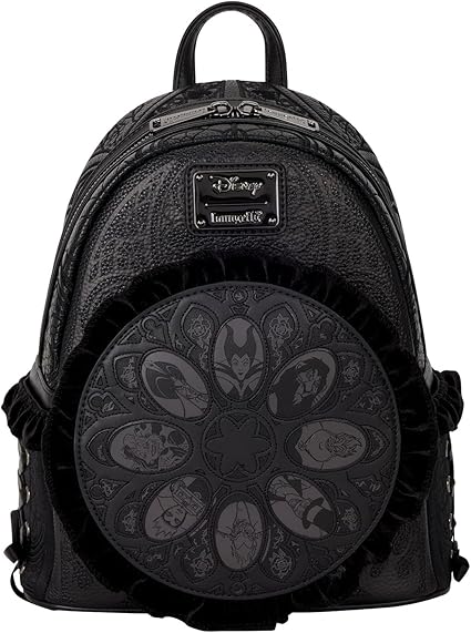 Loungefly Disney Villains Stained Glass Mini Backpack