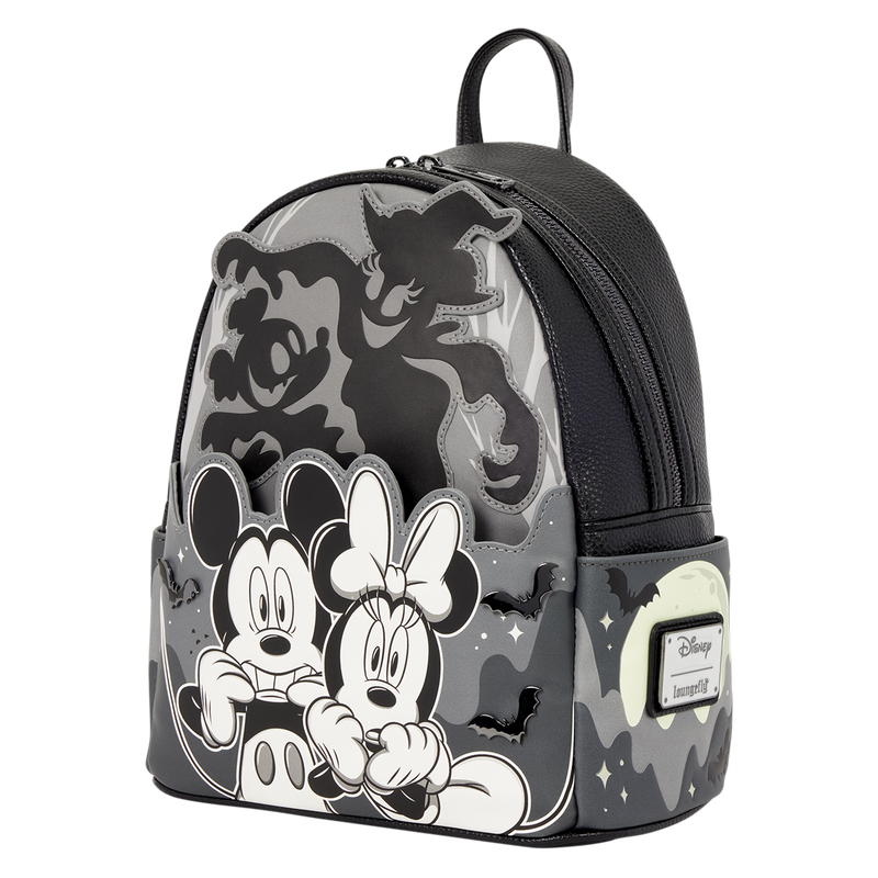 Mickey & Minnie Ghost Light-Up Glow Mini Backpack