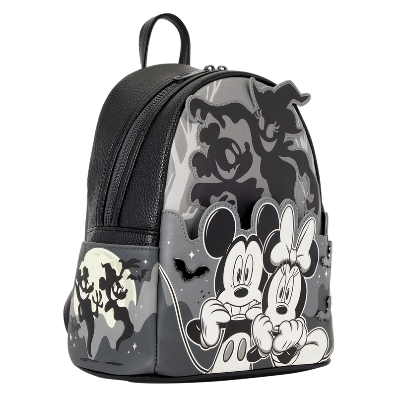 Mickey & Minnie Ghost Light-Up Glow Mini Backpack
