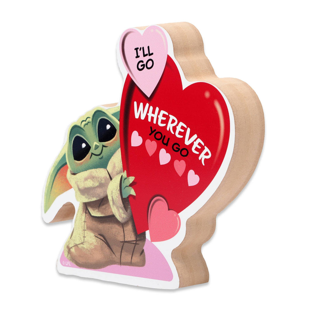 The Mandalorian The Child Wherever You Go Chunky Wood Decor: Wood