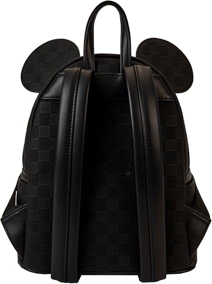 Loungefly Mickey Mouse Checkered Texture Mini Backpack