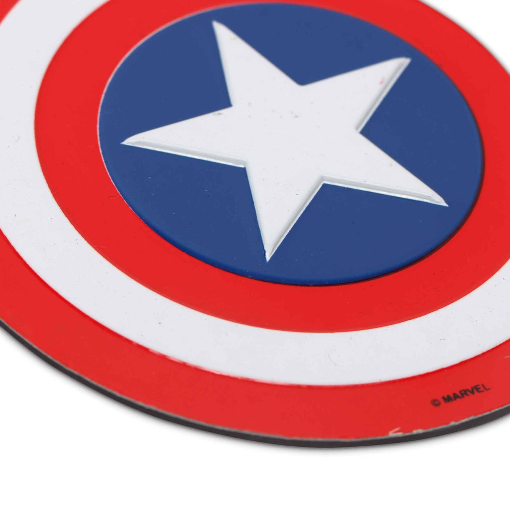 Marvel Captain America Shield Embossed Metal Magnet: Tin