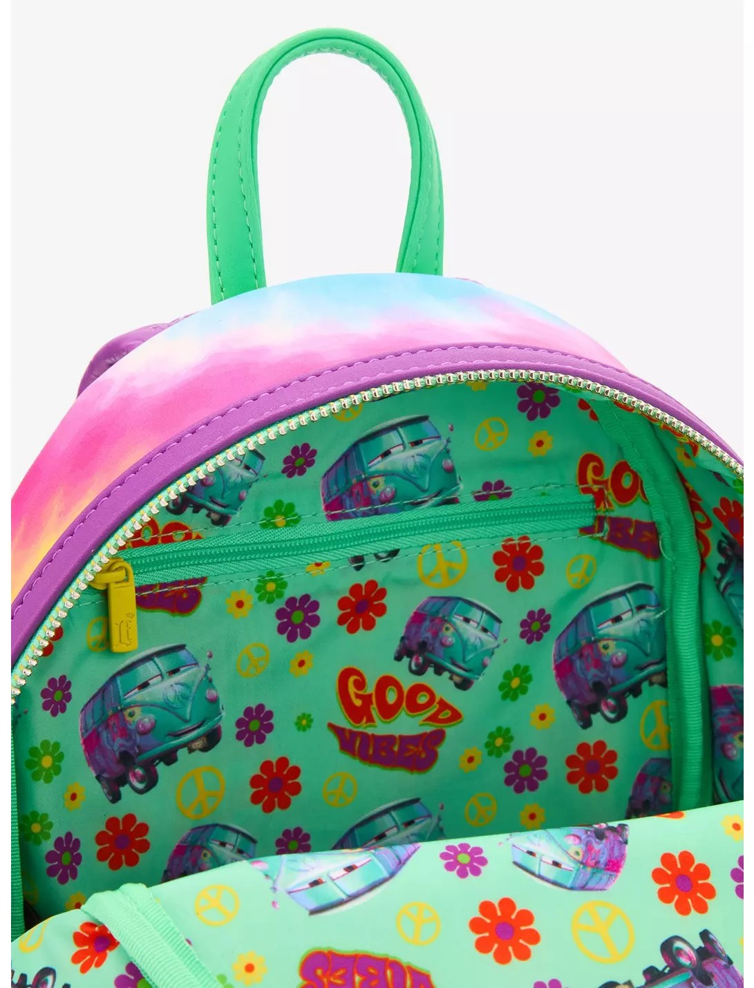 Loungefly Disney Pixar Cars Fillmore Tie-Dye Min Backpack