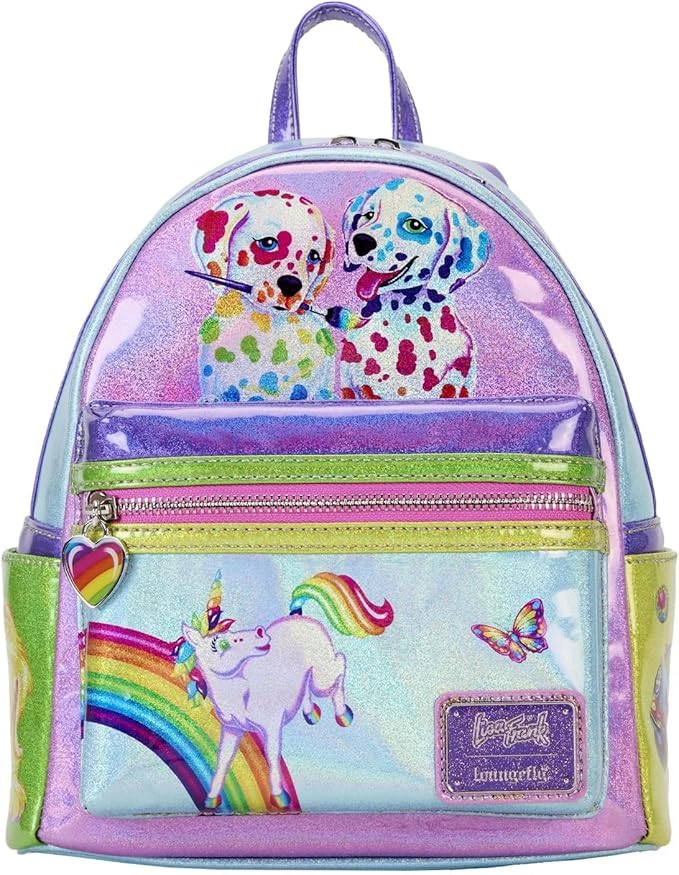 Loungefly Lisa Frank Color Block Mini Backpack