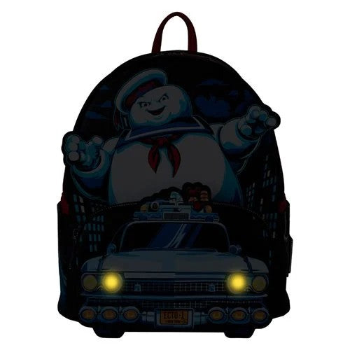 Loungefly Ghostbusters Stay Puft Ecto-1 Light-up Mini-Backpack