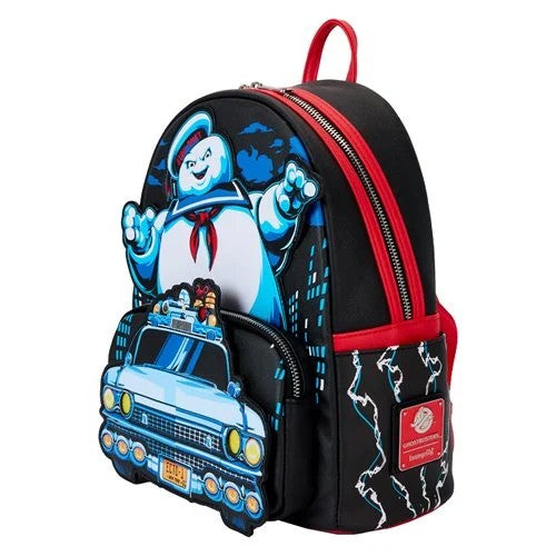 Loungefly Ghostbusters Stay Puft Ecto-1 Light-up Mini-Backpack
