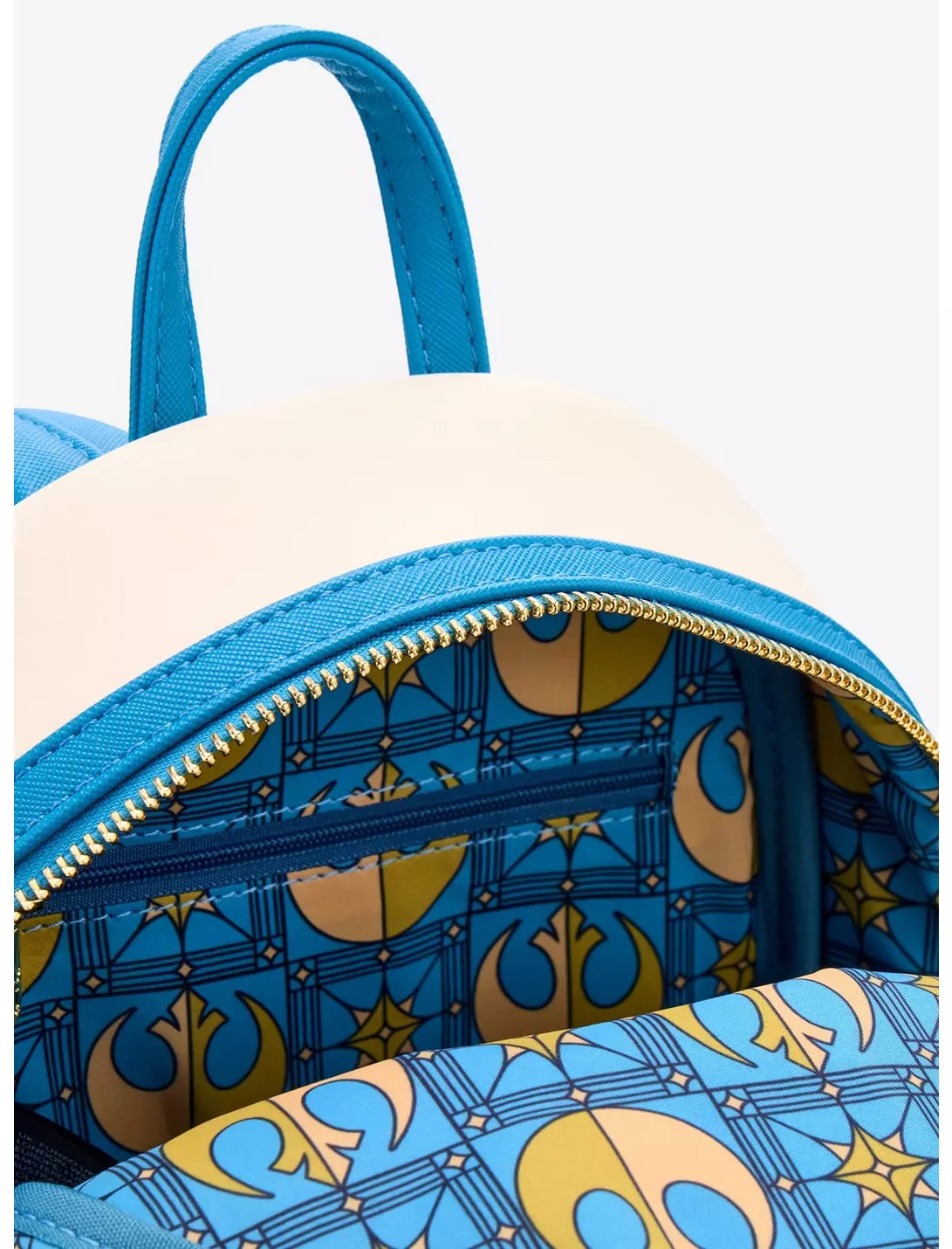 Loungefly Star Wars R2-D2 Stained Glass Portrait Mini Backpack